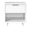 Manhattan Comfort Granville Nightstand 1.0 in White NS-5001 - alternate 1